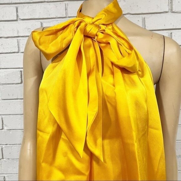 Zara Women’s Bow Halter Top - Size Large - Picture 2 of 13